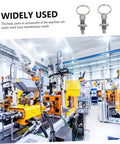 Heavy Duty Stainless Steel Indexing Plungers For Machine Tools in a busy industrial workshop with machinery.