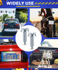 100 Pack Car License Plate Screws 14 By Three Quarter Inch Slotted Hex Head Mounting Screws For License Plates in various uses