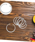 5 Piece Stainless Steel Snap Rings Kit Internal External Circlips Retaining Rings Assortment For DIY And Professional Use