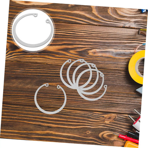 5 Piece Stainless Steel Snap Rings Kit Internal External Circlips Retaining Rings Assortment For DIY And Professional Use