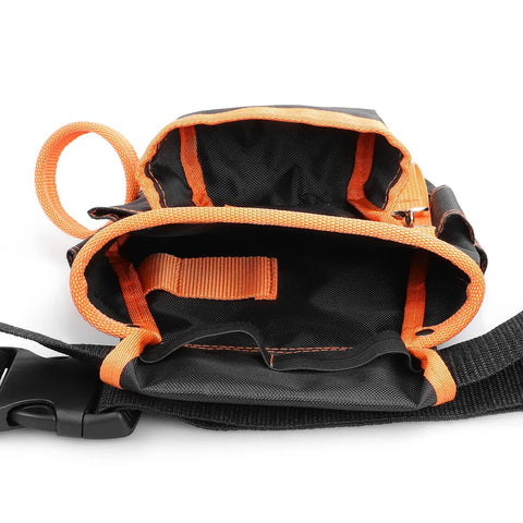 Built Tough Multi Pocket Tool Pouch Belt For Electricians, Carpenters, Technicians And Gardeners, Pro Grade Orange Tool Belt With Large Pocket And Plenty Of Storage Compartments, Comfortable For Men And Women On The Job