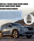 Sun Visor Clip Replacement For Nissan Rogue Pathfinder QX56 QX60 JX35 Renault Koleos HC 2016 2020 ABS Construction shown beside compatible SUV
