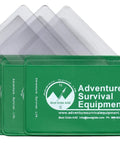 Credit Card Size Fresnel Lens 3 Pack In Green With 4X Magnification Ultra Lightweight Optical PVC Reading Magnifiers