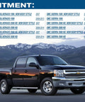Heavy Duty Locking Tailgate Handle Latch Kit With Trim Bezel And Lock Cylinder Built Tough For Quick Direct Swap On Your 2007 To 2014 Chevy Silverado Gmc Sierra 1500 Rig vehicle compatibility display.
