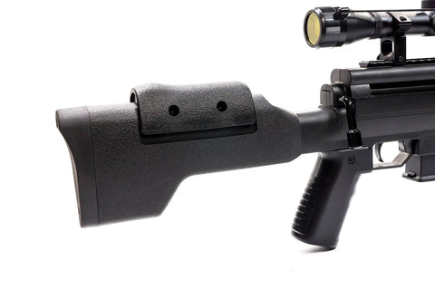 Heavy Hitting.22 Pellet Sniper Airgun With Scope Break Barrel 1,250 FPS, featuring durable polymer stock and grip