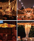 G40 LED Replacement Bulbs 1 Watt Shatterproof Globe Bulbs For Indoor Outdoor String Lights With E12 C7 Candelabra Use