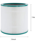 Cylindrical Replacement Filter For TP02 TP03 Pure Cool Link And Tower Purifier Works With 968126-03 Quick Install
