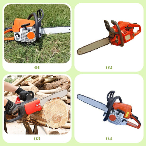Four STIHL chainsaws suitable for Oil Pump And Worm Gear Kit For STIHL Chainsaws Fits MS170 MS171 MS180 MS210 MS230 MS231 MS250 017 018 021 023 025 Replaces 1123 640 3201 And 1123 640 7101 in outdoor settings.