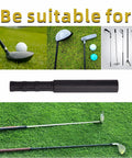 8 Pack Golf Club Shaft Extensions Carbon Fiber 0.49 Inch Small End 0.595 Inch Thick End By 3 Inch Length with golf clubs