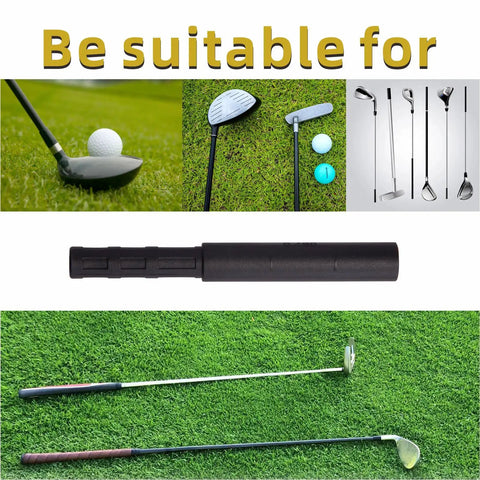 8 Pack Golf Club Shaft Extensions Carbon Fiber 0.49 Inch Small End 0.595 Inch Thick End By 3 Inch Length with golf clubs