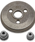 Beefy Steel 48P Spur Gear 86T With 19T And 21T Pinions Gear Set For 1 By 10 Traxxas Slash 2WD Rustler Stampede Bandit RC Cars