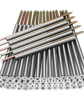 20 Pieces 7 Inch White Gutter Screws With Metal Ferrule Durable Gutter Nails And Spikes Easy To Install Secure Gutter Fasteners For Sagging Gutters And Maintenance Rust Resistant Weatherproof