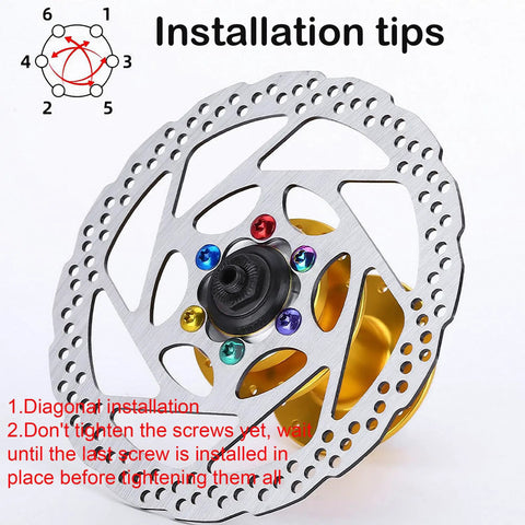 12 Pack Bicycle Disc Brake Bolts M5x10mm Stainless Steel Screws With T25 Wrench Purple Dope installation tips