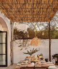 Natural Reed Fence Panel 6 Ft By Sixteen Point Four Ft Bamboo Privacy Screen outdoor patio covering
