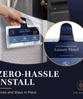 Luxury Hotel Scent Whole Home Air Freshener System being installed on HVAC filter for duct odor elimination