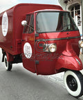 10.5 Ft Mobile Food Concession Trailer With Locking Drawers And Wide Prep Counter Turnkey Coffee Cart parked on a street.