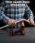 Cordless Heat Gun Kit with 5 Nozzles and a 20V Li Ion Battery Portable Hot Air Tool for Vinyl Wrap Resin Crafting
