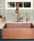 Cold Water Kitchen Water Filter Faucet Brass Body In Antique Copper Finish, 100 Percent Lead Free, High Arc Spout with sink