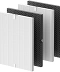 Premium 116130 HEPA Replacement Filter For Winix 5500 2 PlasmaWave Air Purifier AM80 Pack with 2 HEPA and 2 carbon filters