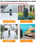 Magnetic Mount Stand For Insta360 X5 X4 X3 X2 X1 Go 3 Osmo Pocket 3 And Other Action Cameras with quick release base in different settings