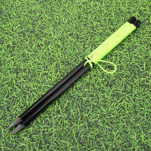 Golf Alignment Sticks Fiberglass Rods Swing Trainer Tools For Putting Practice Lightweight Portable Training Aid In Grass Easy Insertion Pointed Tip For Accurate Alignment And Swing Drills On The Go on green grass