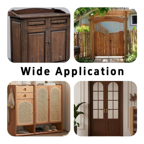 Image showcasing Four Pack Antique Bronze Folding Butt Hinges Measuring 2.5 By 1.69 Inches For Cabinet Doors Rustic Windows Wood Boxes.