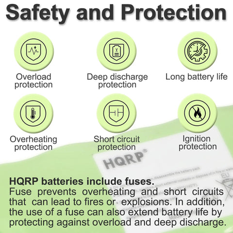 Safety and protection features of Shark Freestyle Navigator Replacement Battery 10.8V 2000mAh NiMH For XBT1106N SV1110 SV1106N SV1110N SV11O6N SV116N Cordless Stick Vacuum
