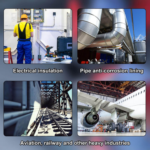 Electrical insulation, pipe lining, and industrial applications for PTFE