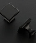 Matte Black Square Cabinet Knobs For Cabinets And Drawers, Dope Modern Kitchen Hardware Set with ultra durable finish.