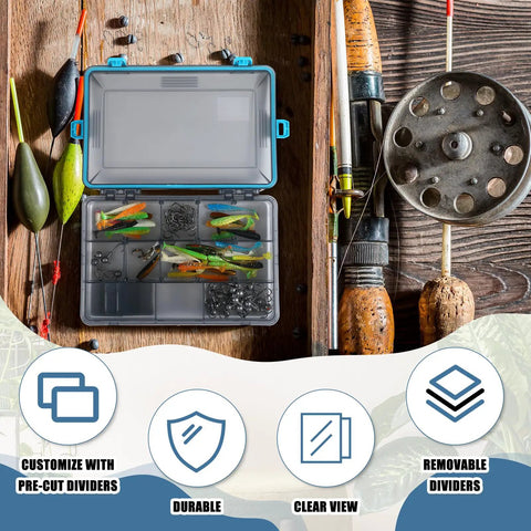 Six Pack Waterproof Fishing Tackle Boxes 3600/3700 ✓
