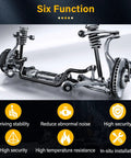 4 Piece Suspension Kit For Kia Soul 2010 2013 Includes Front Lower Control Arms With Ball Joints And Front Sway Bar End Links Driver And Passenger Sides Direct Fit Replacement, six-function parts view