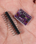 Close-up of Six Pack BMI160 6 Axis Accelerometer Gyroscope Gravity Sensor Module with PMU for I2C and SPI data in a hand.
