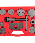 Pro Grade Front And Rear Disc Brake Caliper Tool Set With 11 Adapters For Most Cars Piston Press And Caliper Rotation Kit