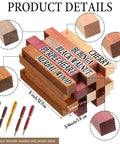 10 Sets Woodturning Pen Kits Starter Package With 7mm Slimline Pen Kits includes hardwood blanks labeled and pen examples.