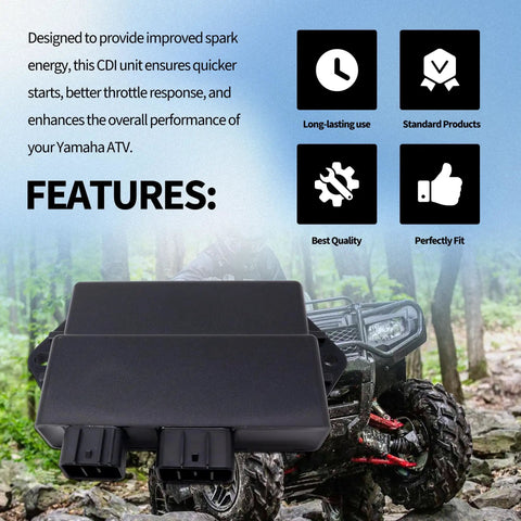 Yamaha CDI Module Box Replacement For Kodiak 400 2000 2001 And Warrior 350 1997 1998 1999 2000 2001 Direct Fit Replaces 3GD-85540-40-00
