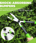 23 Inch Hedge Trimmers With Chrome Plated Steel Blades And Ergonomic Handle For Quick Pruning Of Borders Boxwood And Tall Bushes Durable Manual Garden Clippers For Clean Precise Cuts cutting bushes