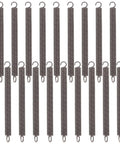 20 Piece Stainless Steel Tension Spring Kit With Hooks, 0.6x4x60mm Extension Springs arranged on white background