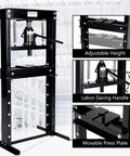 20 Ton Hydraulic H Frame Shop Press For Auto Repair And Garage And Metalworking Heavy Duty Manual Press With Adjustable Bed
