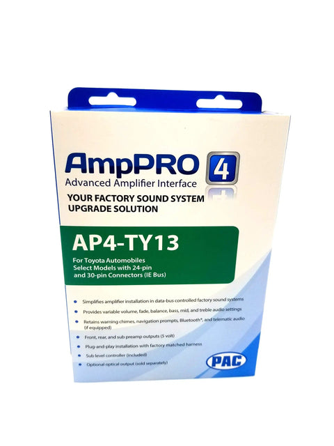 Packaging of AP4 TY13 Amplifier Integration Interface For 2018 And Up Toyota And Lexus Cars.
