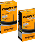 Race Ready 28 Inch Inner Tubes 700x25-32c With 60mm Presta Valve Pack Of 2 Includes Sticker And Seamless Mold-Cured Vulcanized Construction