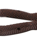 Palm Swell Grips For CZ 75 Full Size Orange Black G10 With Palm Texture, thin 10mm design with included screws and O-rings