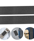 Two Pack Black PVC Grip Tape Sheets For Skateboard And Scooter Decks Weatherproof No Slip Traction Tape For Longboards