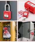 OSHA Compliant Lockout Tagout Kit 58 Piece Pro Grade Electrical Safety Set With Padlocks, Hasps, Circuit Breaker Locks, Tags