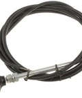 Control cables with a 2 inch black knob and 10 foot length for universal fit featuring twist to lock and push pull styles, coiled view