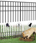 No Dig Garden Fence Kit With 30 Panels And Forty Two And A Half Feet Total Length Keeps Dogs And Rabbits Out Rustproof Anti Digging Barrier