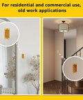 Single Gang Electrical Outlet Box 14 Cu Inch Junction Box Old Work Retrofit Kit Heavy Duty Pvc wall installation in home.