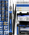 Grab And Go Magnetic Eyeglass And Sunglass Repair Kit With Assorted Screws Nose Pads Tiny Screwdriver Bit Set Tweezers And Travel Case