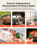 Infrared Thermometer Non Contact Temperature Gun With Laser Must-Have Go-To Tool Quick 0.5 Second Readings For BBQ, Engine, Oven, and More