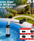 Real Deal Cordless Submersible Sump Pump Built Tough With 1000 Gph Brushless Motor In Pool Setup.