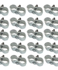 Heavy Duty Chain Link Fence Panel Clamps For One And Three Eighths Inch Round Pipe Frame Fits Rails And Posts Set Of 20